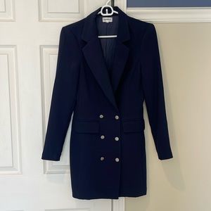 Superdown Navy Blazer Dress